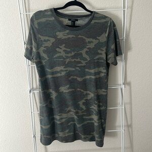 Mini Camo shirt dress